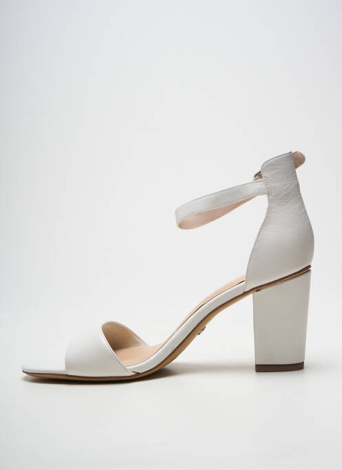 Sandales/nu pieds fermeture bride(s) talon de 7 à 9cm blanc TAMARIS femme
