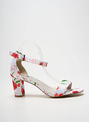 Sandales/nu pieds fermeture bride(s) talon de 7 à 9cm blanc ELUE PAR NOUS femme