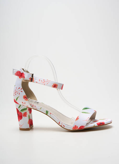 Sandales/nu pieds fermeture bride(s) talon de 7 à 9cm blanc ELUE PAR NOUS femme