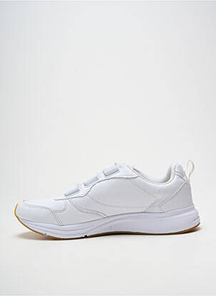 Baskets semelle amovible bout rond blanc LICO homme