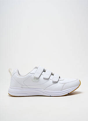 Baskets semelle amovible bout rond blanc LICO homme