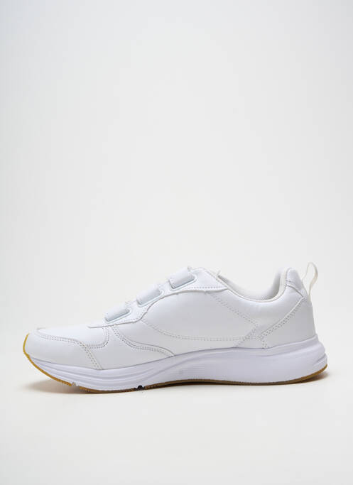 Baskets semelle amovible bout rond blanc LICO homme