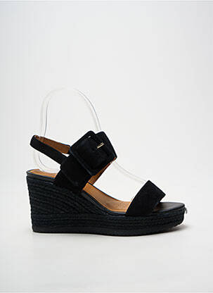 Espadrilles fermeture boucle(s) talon de 7 à 9cm noir GEOX femme