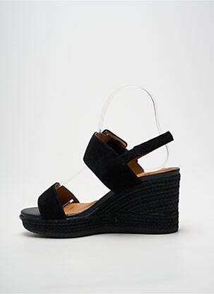 Espadrilles fermeture boucle(s) talon de 7 à 9cm noir GEOX femme