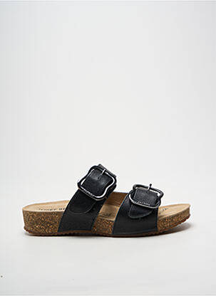 Mules/sabots matière lisse talon plat jusqu'à 3cm noir JOSEF SEIBEL femme