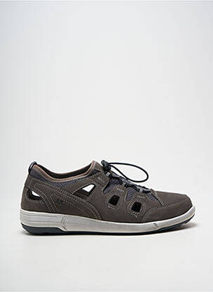 Baskets fermeture elastique bout rond gris JOSEF SEIBEL homme