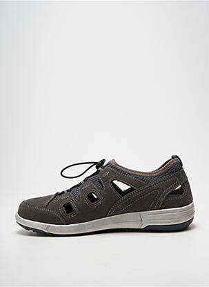 Baskets fermeture elastique bout rond gris JOSEF SEIBEL homme