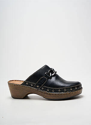 Mules/sabots talon de 4 à 6cm noir JOSEF SEIBEL femme