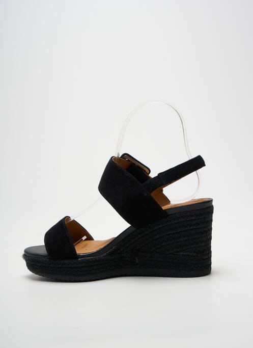 Espadrilles fermeture boucle(s) talon de 7 à 9cm noir GEOX femme