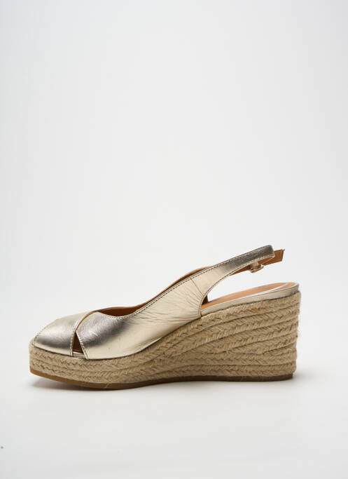 Espadrilles fermeture boucle(s) talon de 7 à 9cm or GEOX femme