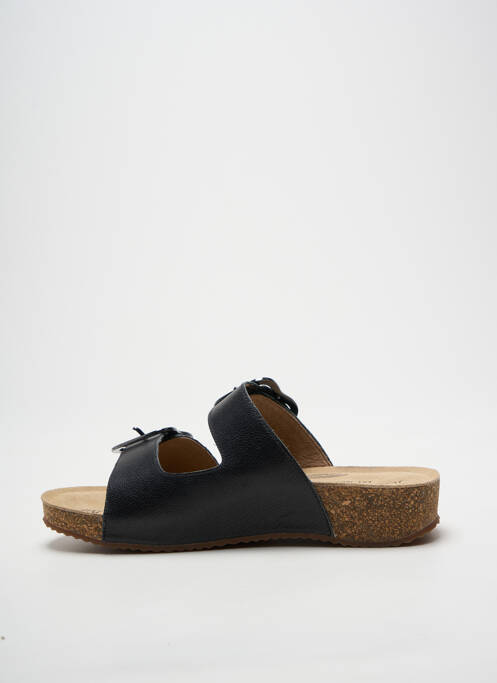 Mules/sabots matière lisse talon plat jusqu'à 3cm noir JOSEF SEIBEL femme