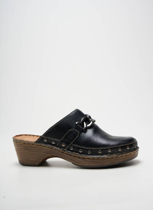 Mules/sabots talon de 4 à 6cm noir JOSEF SEIBEL femme
