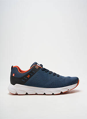 Baskets semelle amovible bout rond bleu RIEKER homme