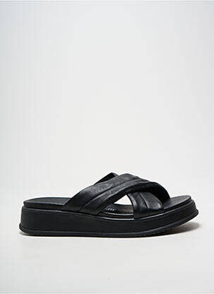 Mules/sabots voute plantaire talon de 4 à 6cm noir RIEKER femme