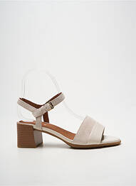 Sandales/nu pieds talon bottier talon de 4 à 6cm beige GEOX femme