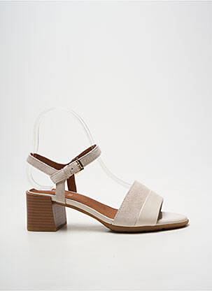 Sandales/nu pieds talon bottier talon de 4 à 6cm beige GEOX femme