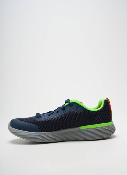 Baskets bout rond bout rond bleu SKECHERS homme
