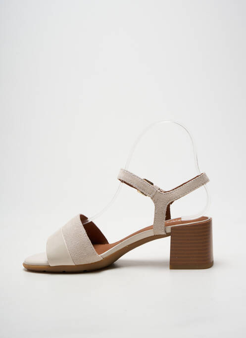 Sandales/nu pieds talon bottier talon de 4 à 6cm beige GEOX femme