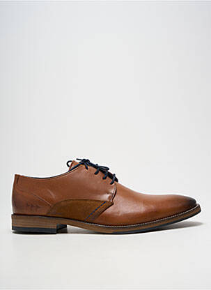 Derbies bout rond talon bas marron COTEMER homme