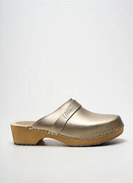 Mules/sabots talon de 4 à 6cm or SWEDI femme