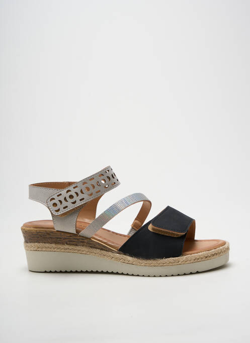 Sandales/nu pieds talon compensé talon de 4 à 6cm noir MORAN'S femme