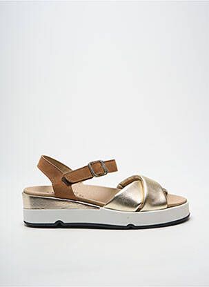 Sandales/nu pieds bout ouvert talon de 4 à 6cm or ALTEX femme
