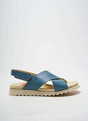 Sandales/nu pieds bout ouvert talon plat jusqu'à 3cm bleu CHACAL femme