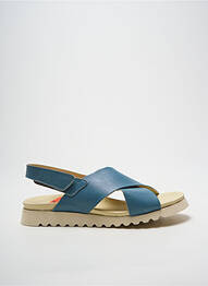 Sandales/nu pieds bout ouvert talon plat jusqu'à 3cm bleu CHACAL femme