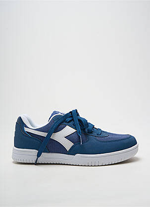 Baskets fermeture lacets bout rond bleu DIADORA garcon