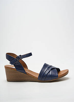 Sandales/nu pieds fermeture bride(s) talon de 4 à 6cm bleu COCO ET ABRICOT femme