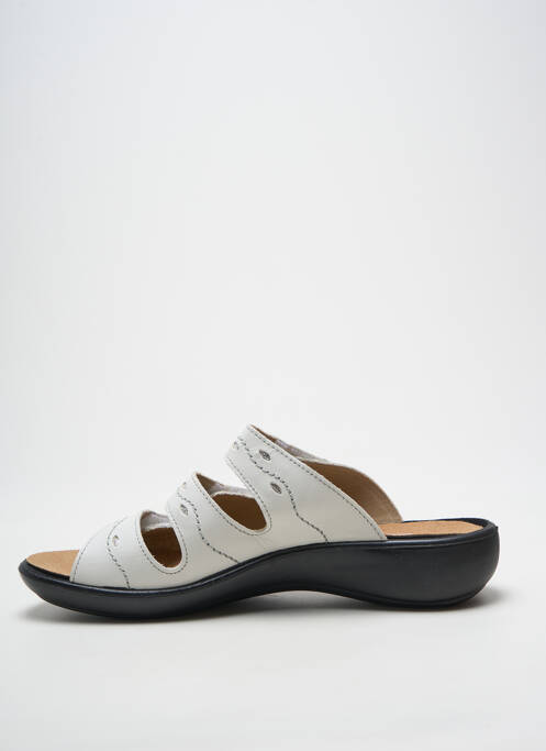 Mules/sabots voute plantaire talon de 4 à 6cm blanc WESTLAND femme