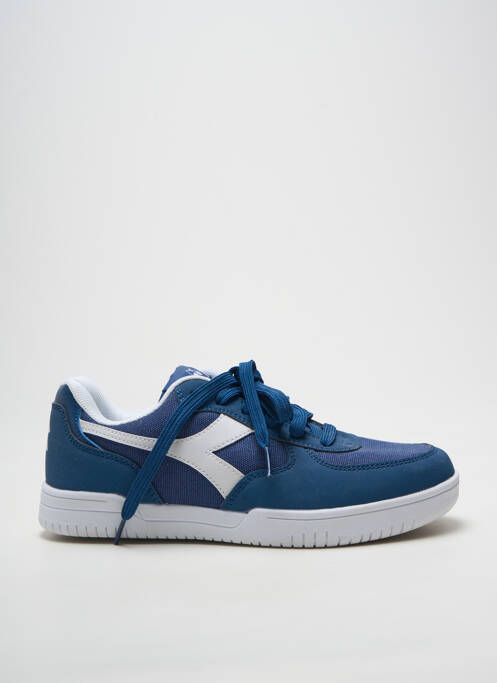 Baskets fermeture lacets bout rond bleu DIADORA garcon
