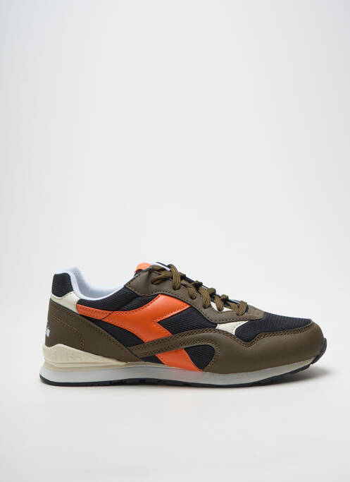 Baskets fermeture lacets bout rond vert DIADORA garcon