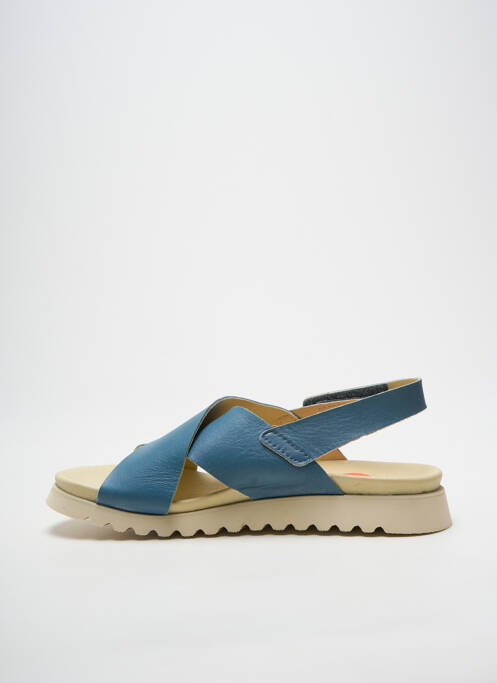 Sandales/nu pieds bout ouvert talon plat jusqu'à 3cm bleu CHACAL femme