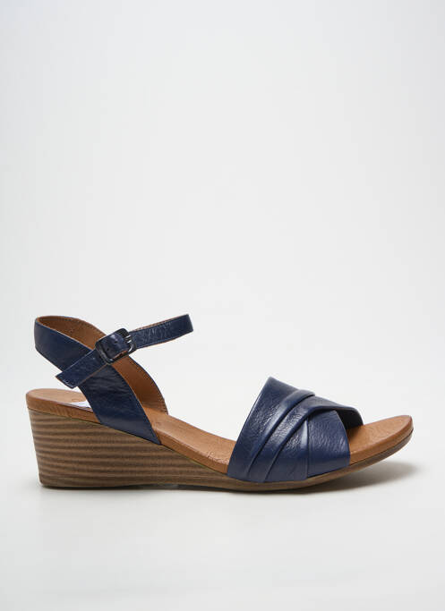 Sandales/nu pieds fermeture bride(s) talon de 4 à 6cm bleu COCO ET ABRICOT femme