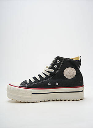 Baskets plateforme talon de 4 à 6cm noir VICTORIA femme