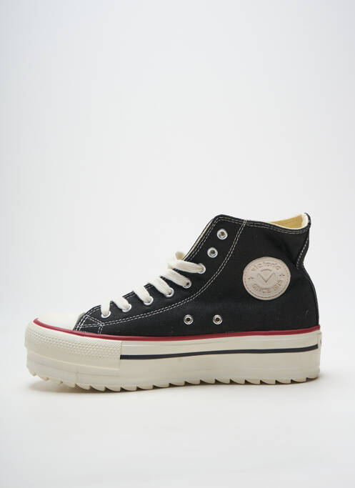 Baskets plateforme talon de 4 à 6cm noir VICTORIA femme
