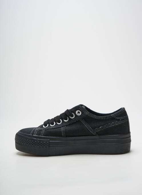 Baskets bout rond talon de 4 à 6cm noir BANANA MOON femme