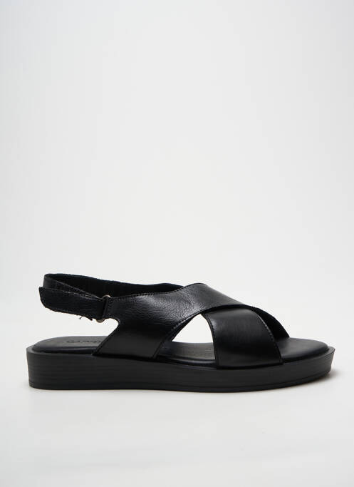 Sandales/nu pieds bout ouvert talon plat jusqu'à 3cm noir CAPRICE femme