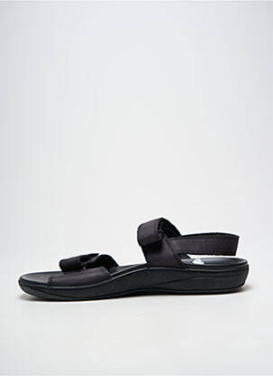 Sandales/nu pieds voute plantaire bout ouvert noir MEPHISTO homme