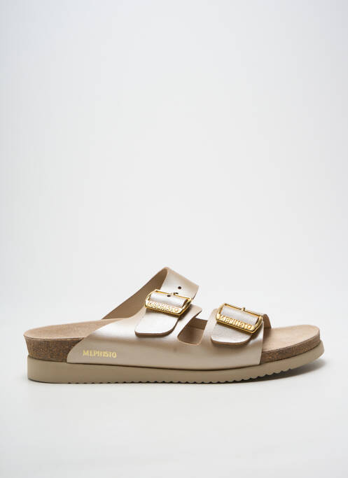 Mules/sabots voute plantaire talon de 4 à 6cm or MEPHISTO femme