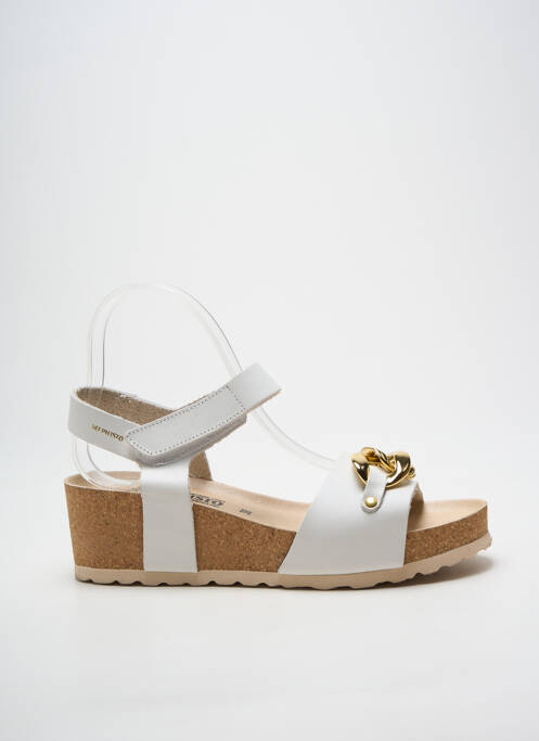 Sandales/nu pieds talon compensé talon de 4 à 6cm blanc MEPHISTO femme