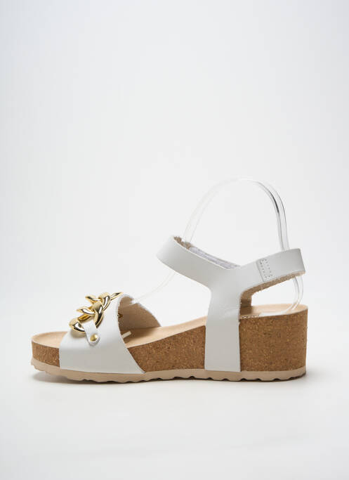 Sandales/nu pieds talon compensé talon de 4 à 6cm blanc MEPHISTO femme