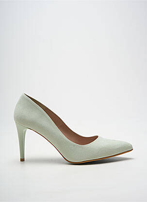 Escarpins bout pointu talon de 7 à 9cm vert GIULIA femme