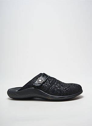 Mules/sabots tissage satiné talon plat jusqu'à 3cm noir WESTLAND femme