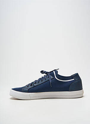 Baskets bout rond bout rond bleu WESTLAND homme