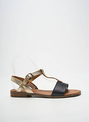 Sandales/nu pieds chiquet talon plat jusqu'à 3cm or L'ATELIER H. femme