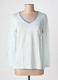 T-shirt manches longues manches longues blanc BLANC BOHEME femme