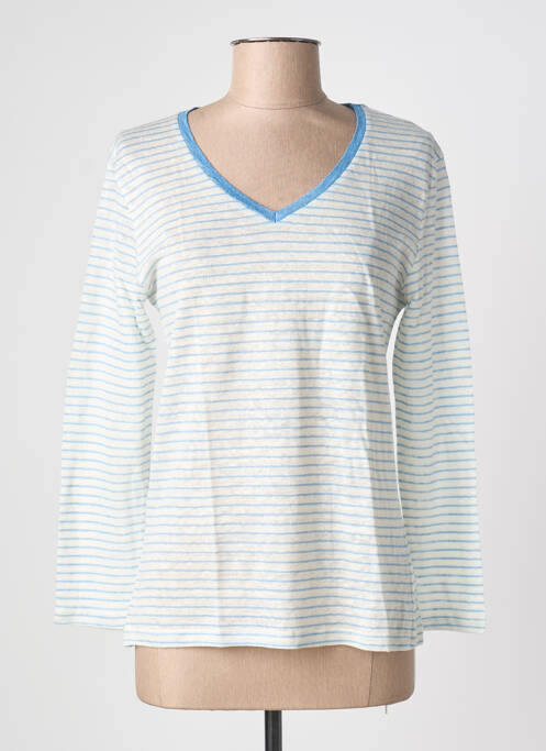 T-shirt manches longues manches longues blanc BLANC BOHEME femme