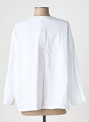 Veste casual coupe droite blanc BLANC BOHEME femme